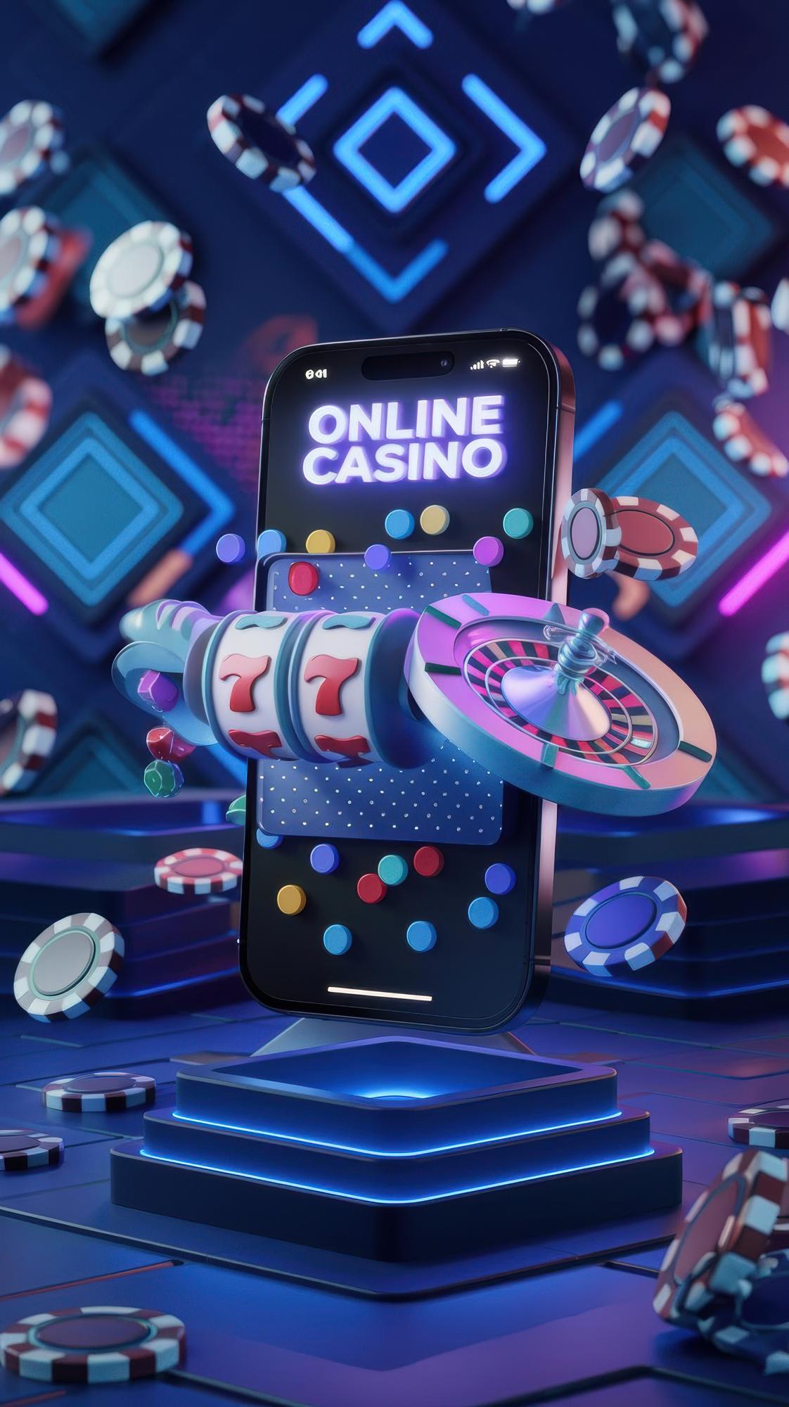 Casino deposit illustration